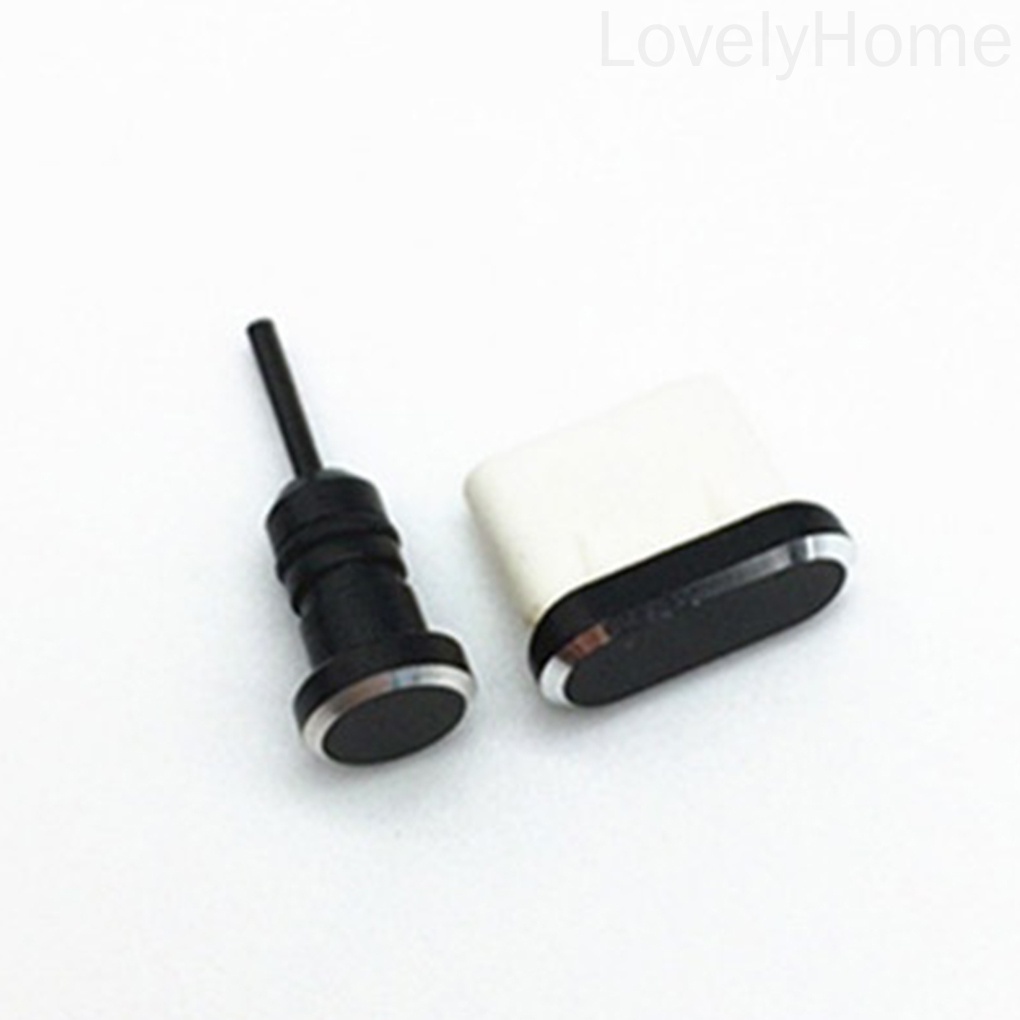 Set 2 nút đậy chống bụi bảo vệ cổng sạc USB type C cho Xiaomi Huawei Samsung
