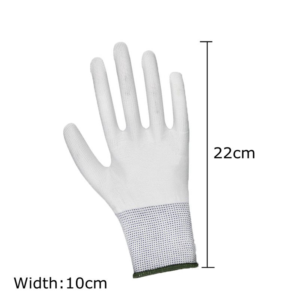 Găng tay nylon trắng