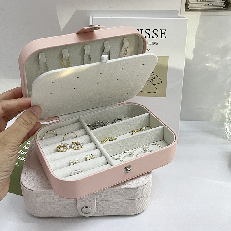 Hộp Đựng Trang Sức Bằng Da PU Sang Trọng