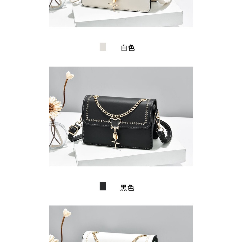 Túi Xách Da Cá Sấu Dáng Vuông Phong Cách Hàn Quốc Cho Nữ