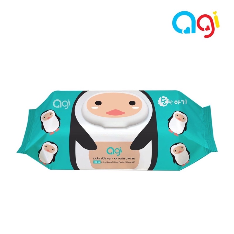 Khăn ướt Agi không mùi 100 tờ
