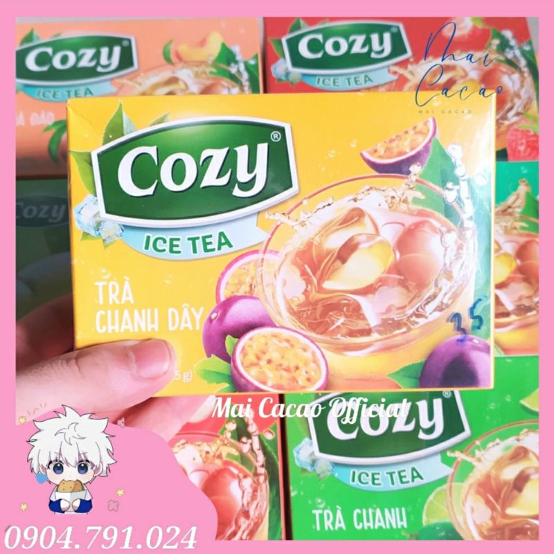 Trà Cozy IceTea các Hương Đào-Chanh-Sâm Bí Đao-Chanh Hương