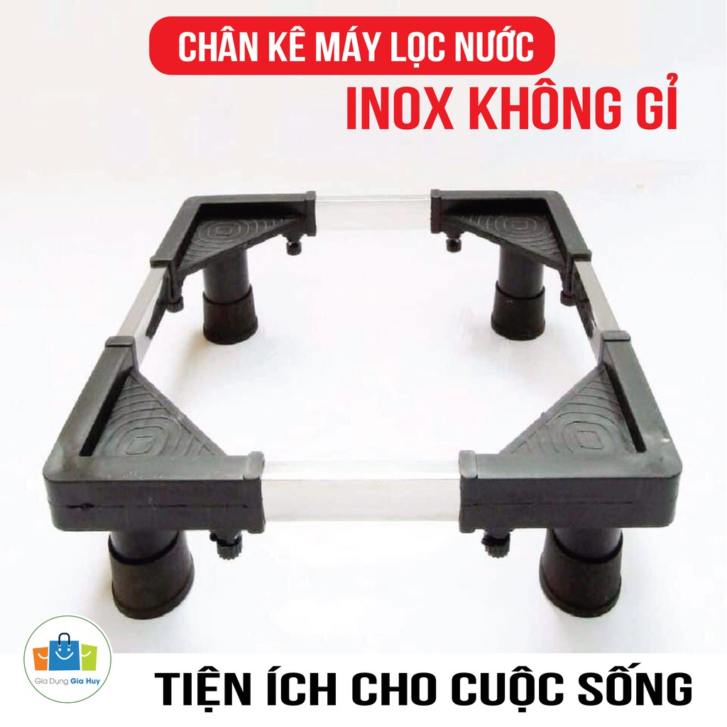 KỆ ĐỂ CHÂN MÁY LỌC NƯỚC - ĐIỀU CHỈNH THEO KÍCH THƯỚC , ĐẾ CAO SU SIÊU BỀN