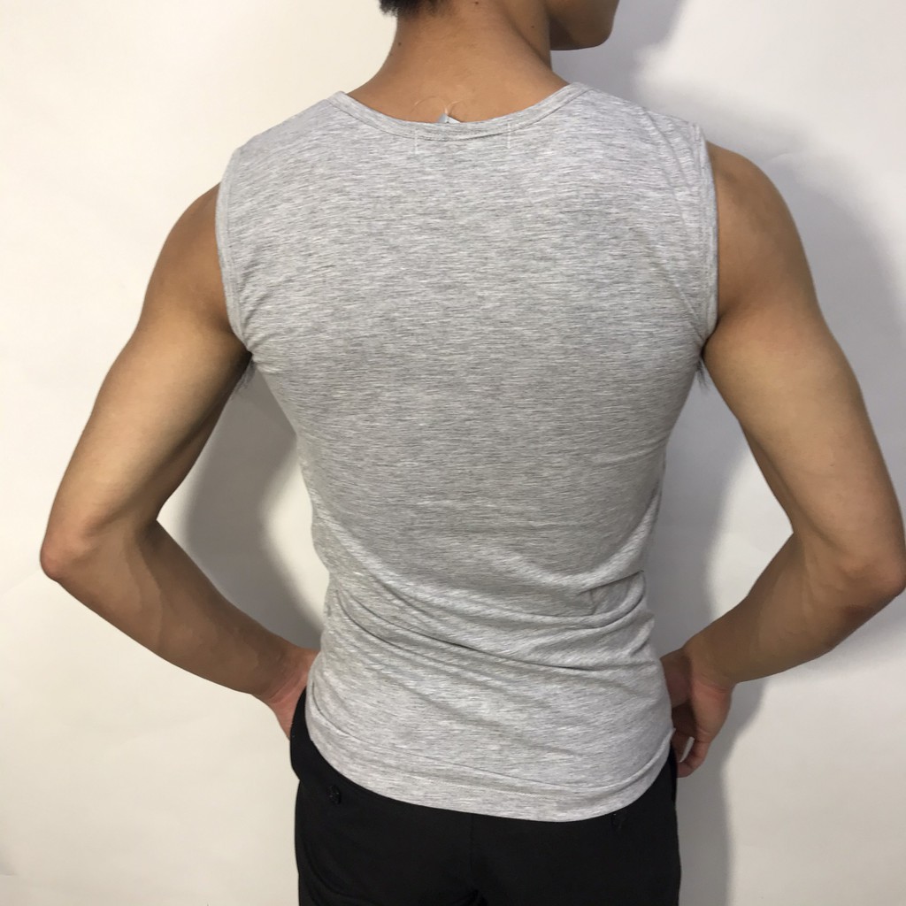 Áo ba lỗ sát nách nam KING tanktop dáng thể thao co giãn tốt thấm hút mồ hôi đẹp( U08 )