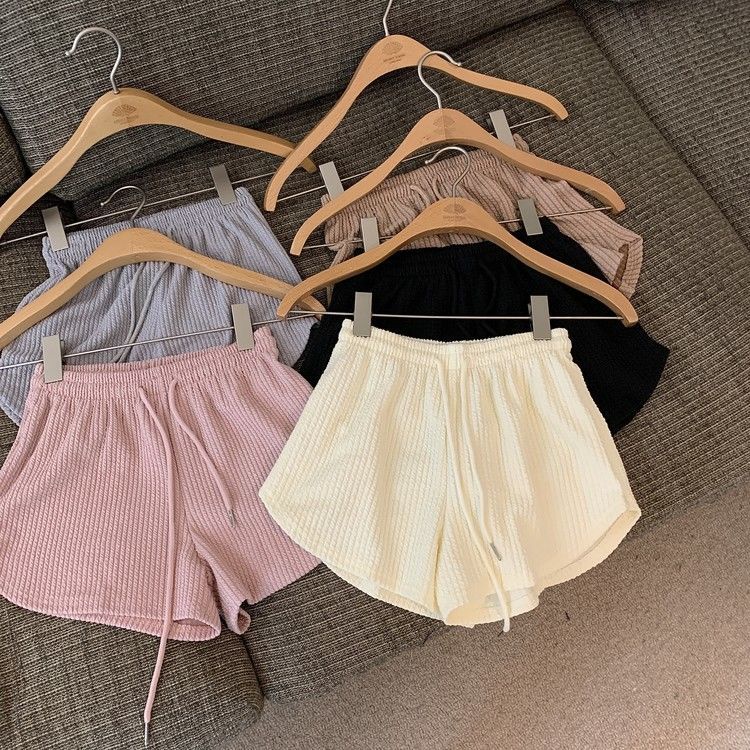 COZOK Quần Short Lưng Cao Ống Rộng Thời Trang Dễ Phối Đồ