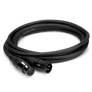 Dây cáp microphone Hosa Pro Microphone Cable REAN XLR3F to XLR3M màu đen | hàng chính hãng