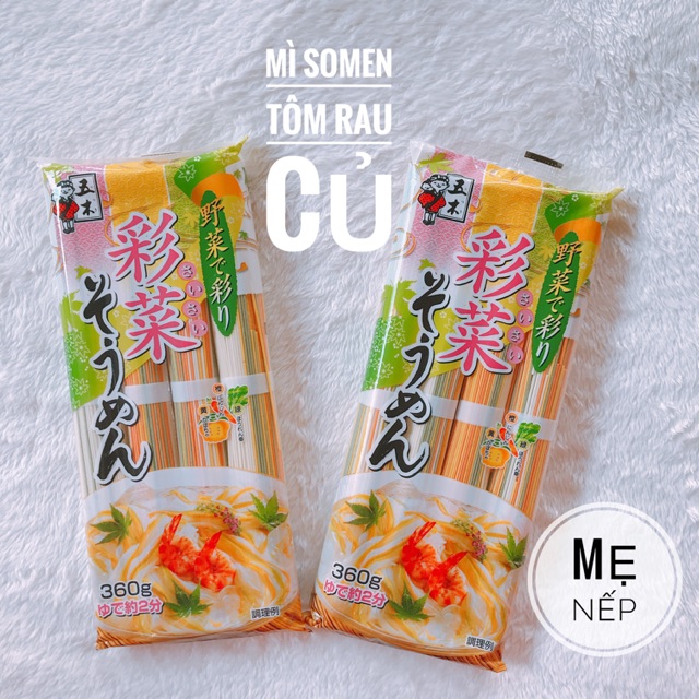 Mì ngũ sắc tôm rau củ