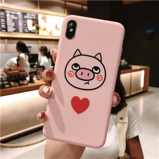 Ốp heo hồng tim đỏ 🐷❤️- ốp iphone