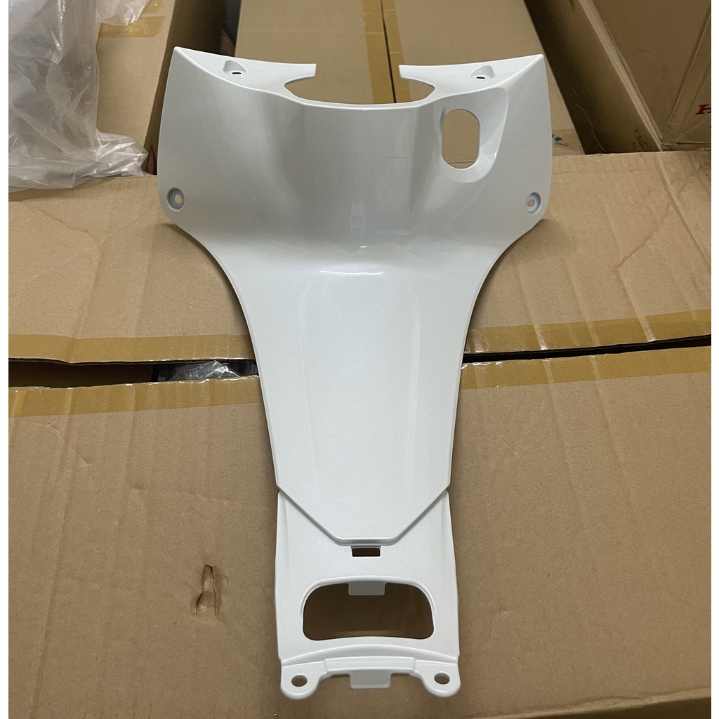 Nắp Sau tay lái nắp trước mặt nạ dè trước rùa sau yếm khóa màu trắng (không công tắc đèn pha) xe Future led 125