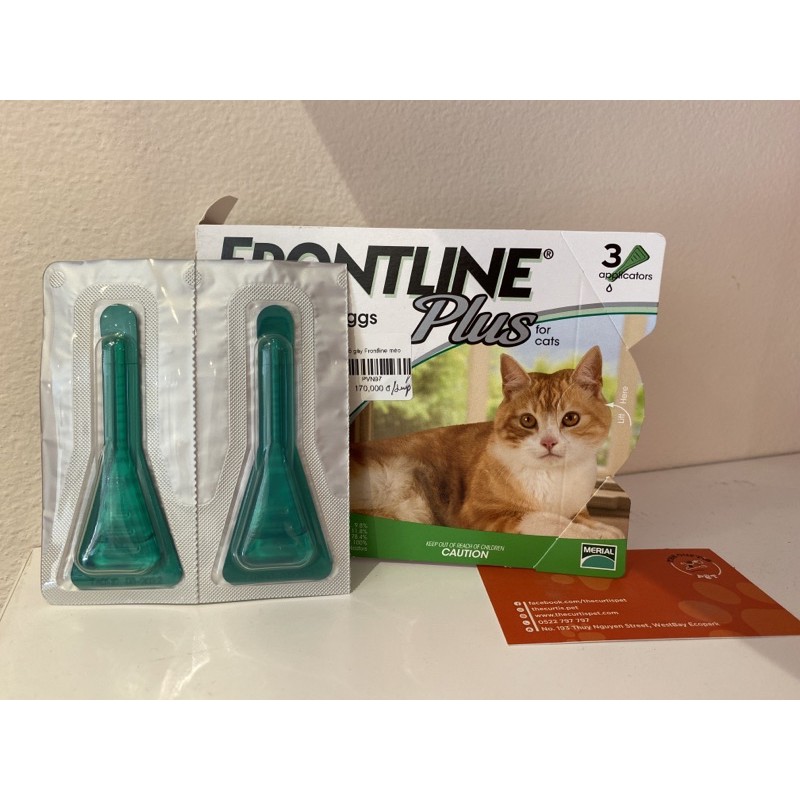 Frontline thuốc nhỏ gáy trị ve rận cho mèo