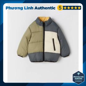 Áo khoác phao bé trai mùa đông chống nước Zara Auth New Tag có sẵn 5644/641 5644641