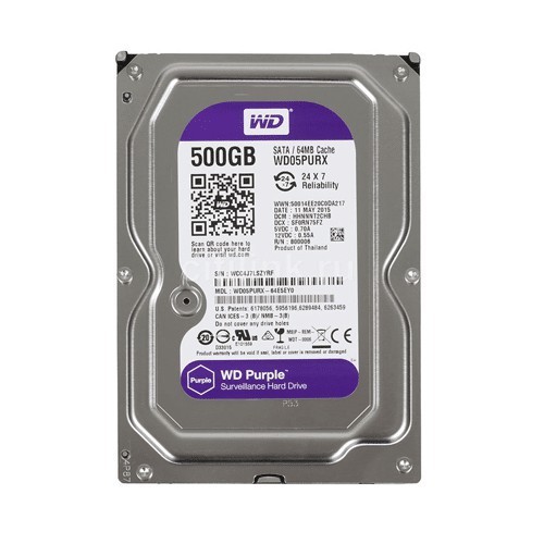 HDD 500G tím WD purple chuyên dụng camera