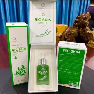 Serum ric skin ha+ sữa rửa mặt ric skin wash foam