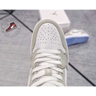 [RenSneaker] Giày Sneaker AJ1 Low Wolf Grey - Cao Cấp 🔥