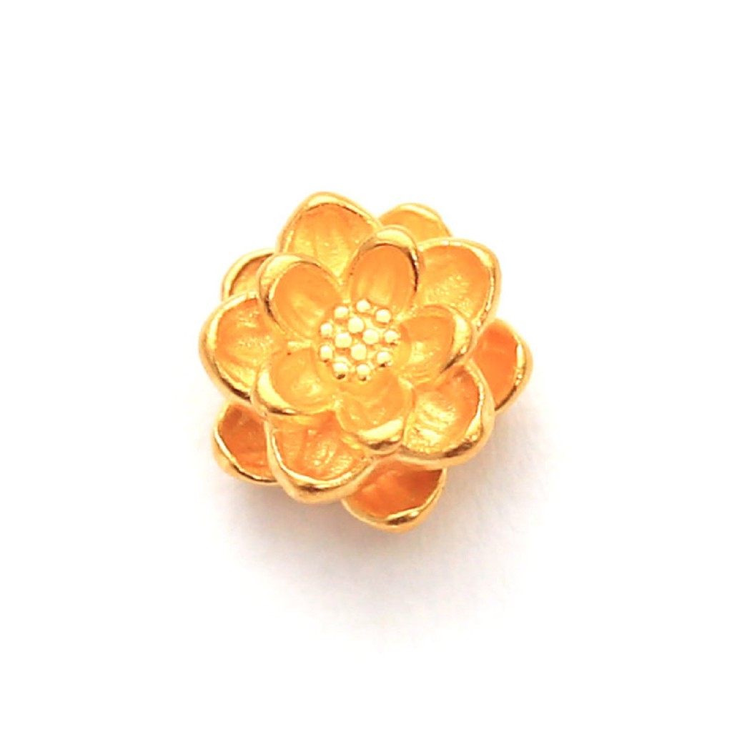 Charm Vàng 24K Hoa sen Mini - Miễn phí tế dây - Ancarat