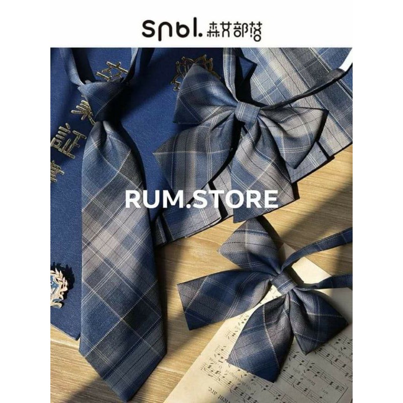 Váy đồng phục học sinh JK Hàm Số Lượng Giác Hãng SNBL size 42 XS có sẵn kèm nơ