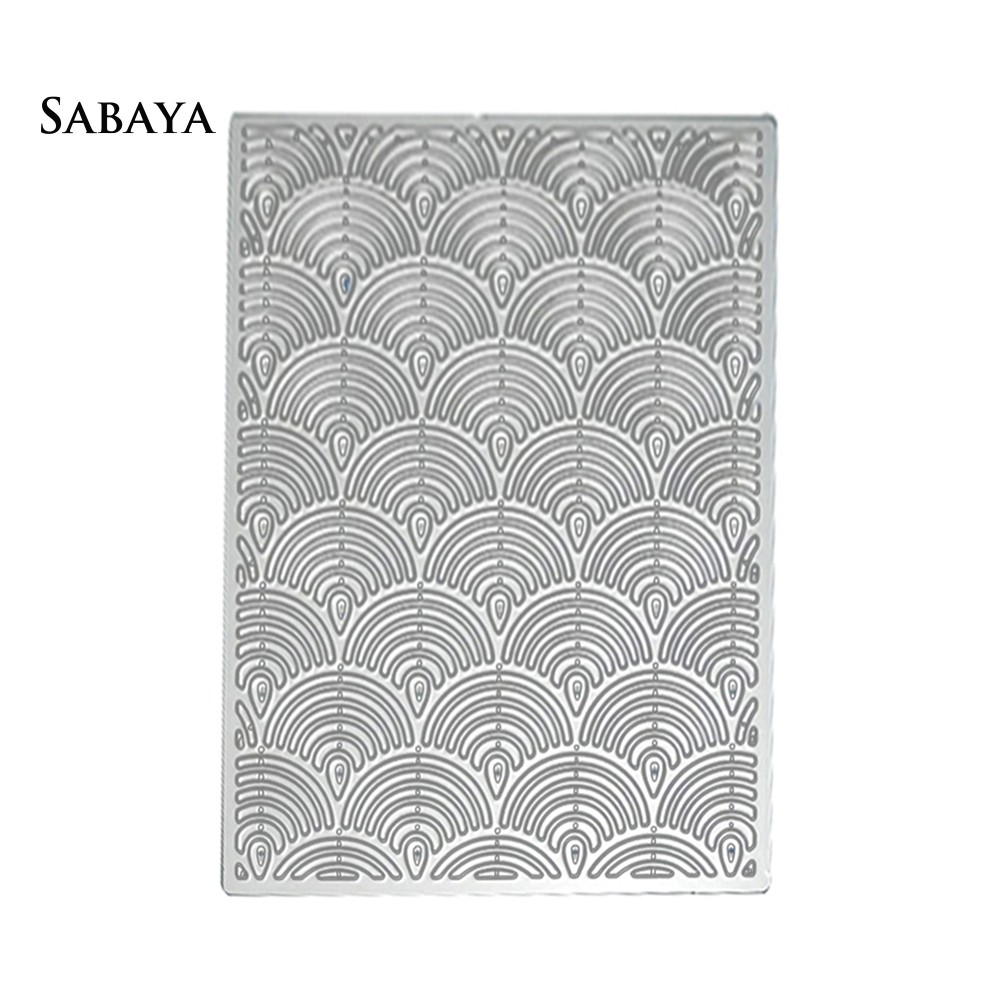 Khuôn Cắt Giấy Làm Từ Kim Loại Tạo Nền Cho Trang Trí Scrapbook