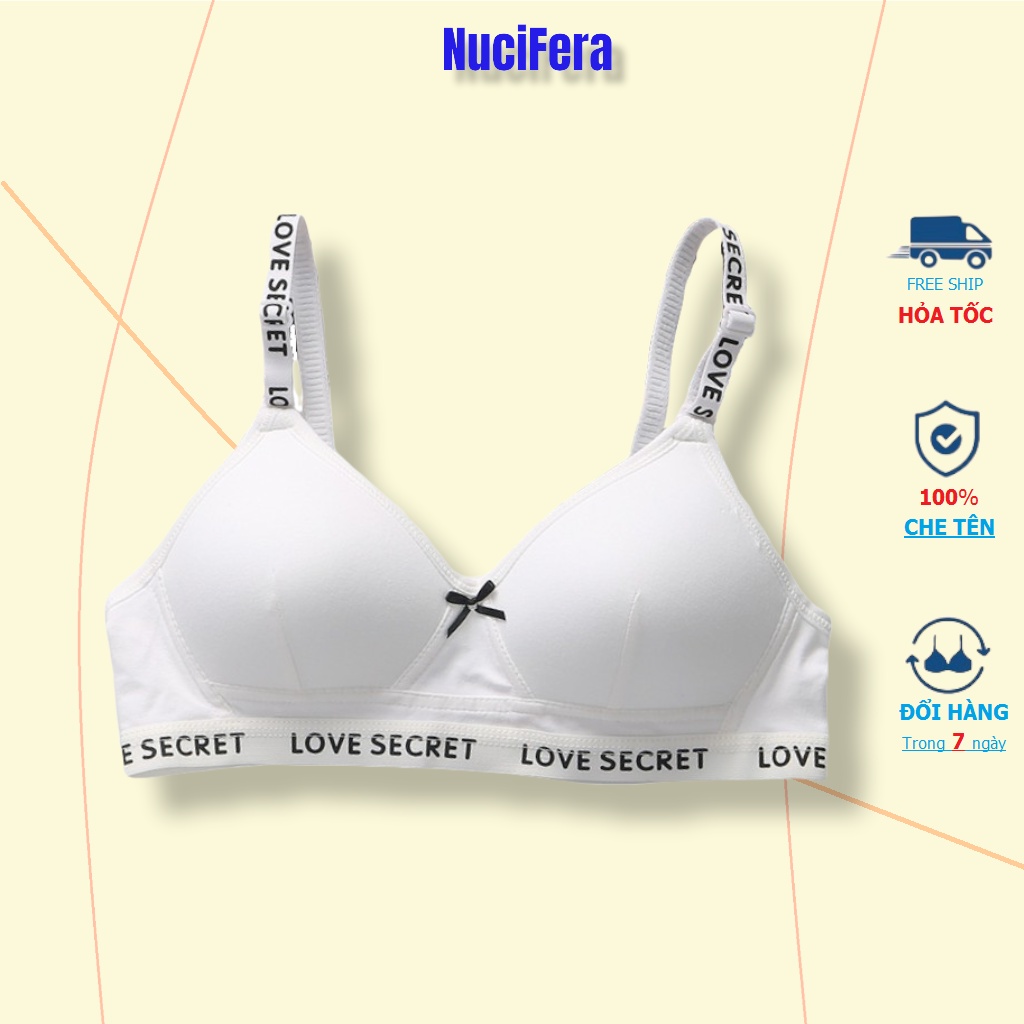 Áo lót ngực nữ sinh Love Secret mút mỏng mềm chất cotton AL47_ NuciFera