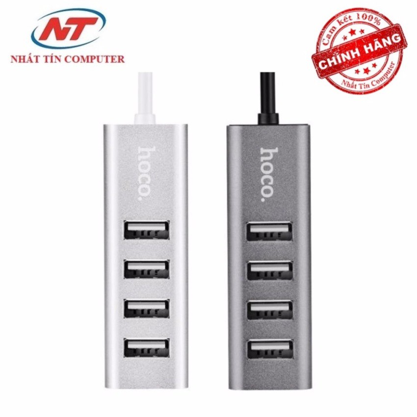 Bộ chia cổng USB Hoco HB1 - 4 cổng USB - Hàng chính hãng