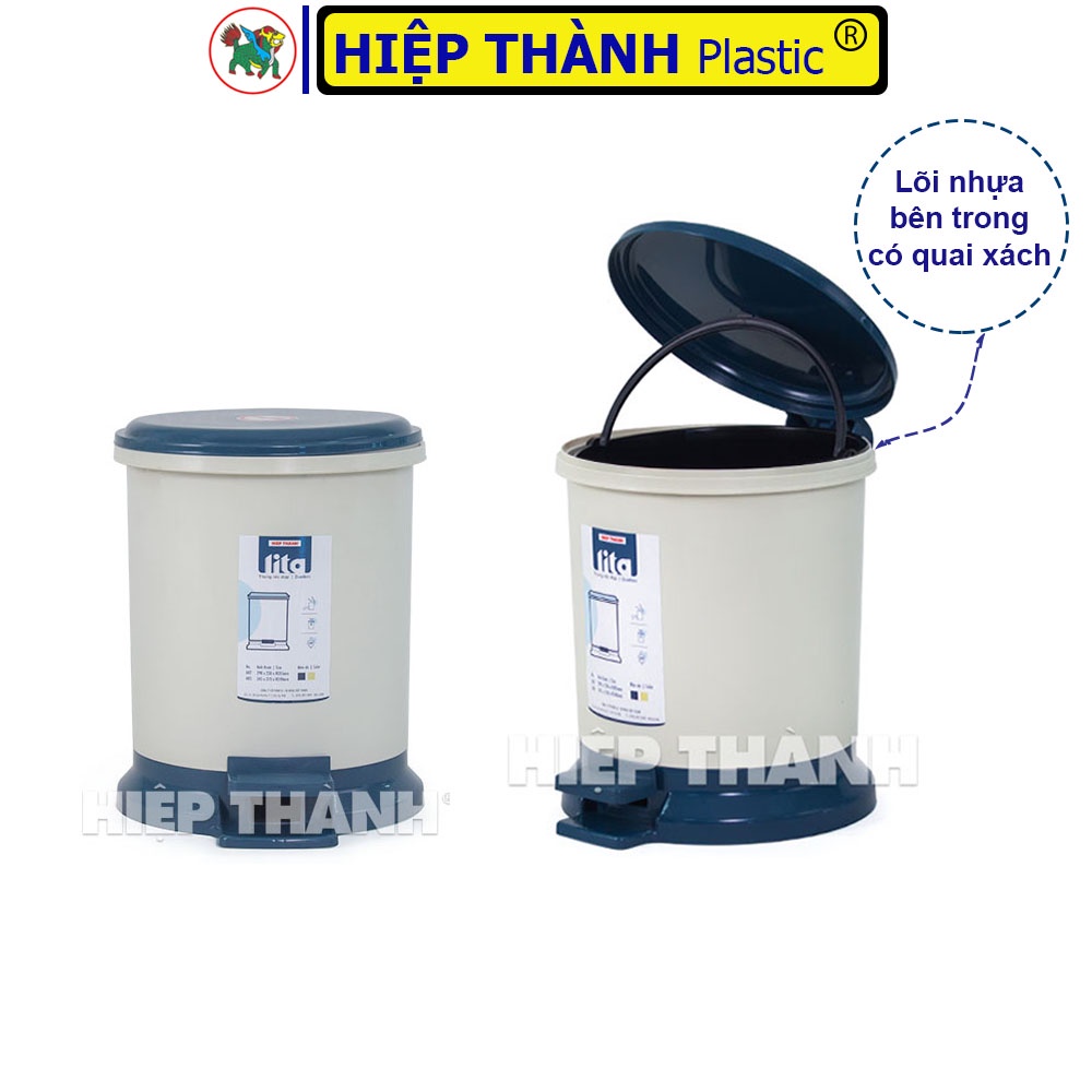 Thùng Rác Nhựa Chân Đạp Màu Mới – Thùng Rác Nhựa Nắp Lật – Kích Thước Nhỏ Dành Cho Văn Phòng, Phòng Ngủ