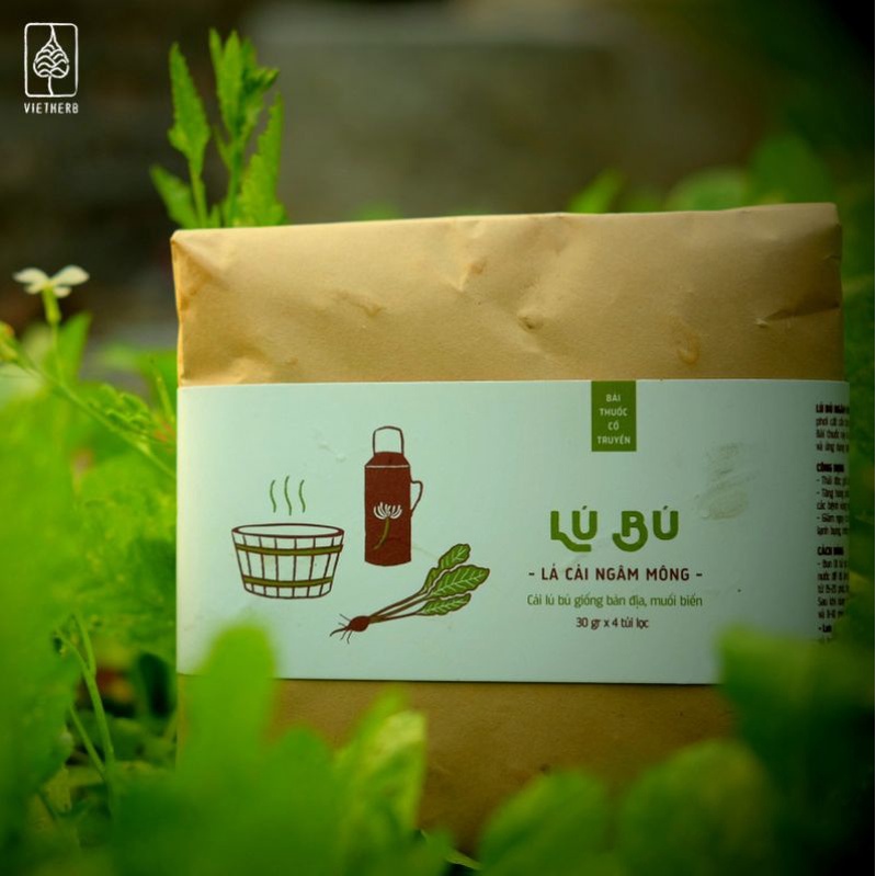 Lú bú lá cải ngâm mông Vietherb