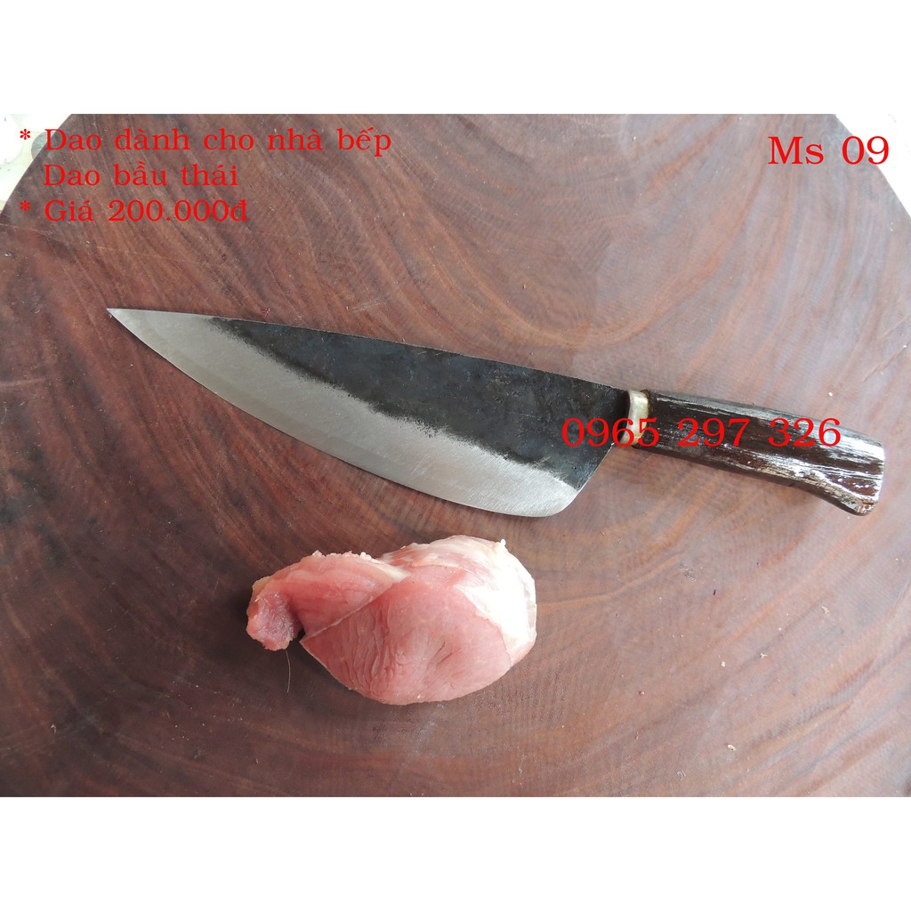 Dao bầu thái thịt, dao thái thịt