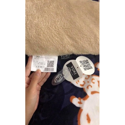 Chăn lông cừu YUKI cao cấp hàng nhập khẩu size 2m-2m3