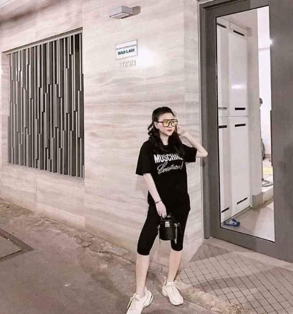 Quần Legging Lửng Nữ Đùi Nâng Mông, Co Giãn