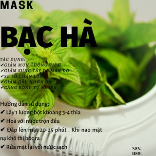 Mask dẻo Bạc hà