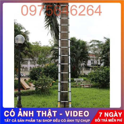 GIẢM GIÁ SỐC Thang Nhôm Rút Đơn 13 Bậc Ameca AMD-380 3.8m