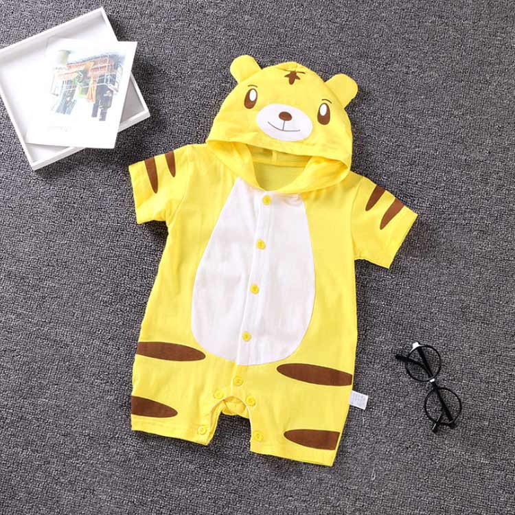 Áo liền quần in họa tiết con vật dễ thương cho bé