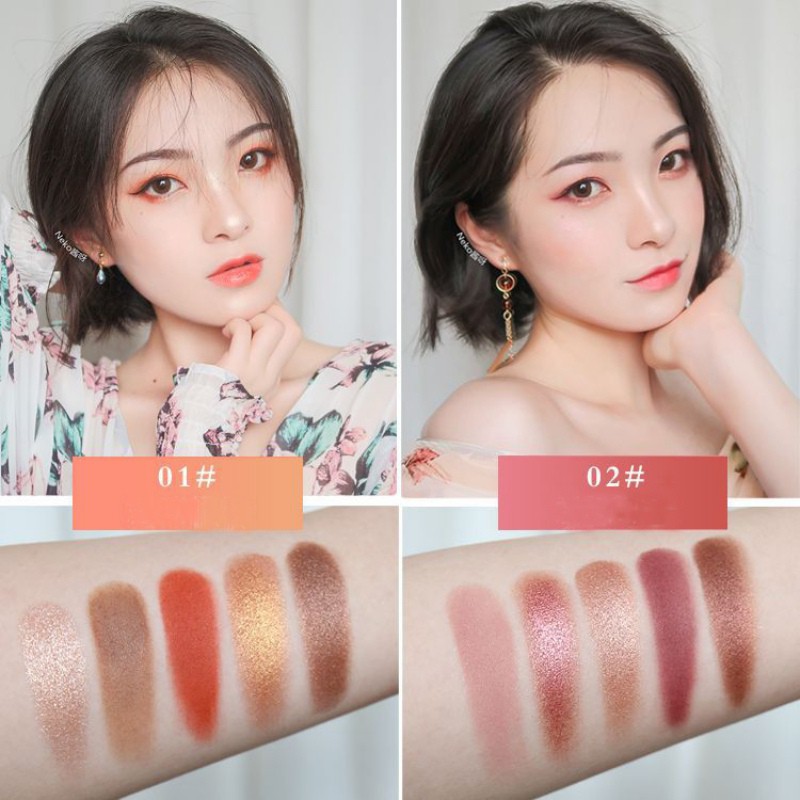 Bảng phấn mắt NOVO chống nước lâu phai hiệu ứng lì/ ánh nhũ thời trang | BigBuy360 - bigbuy360.vn