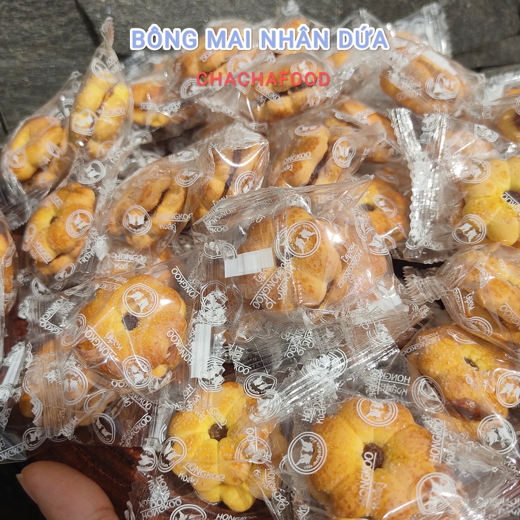 LON PET 180Gr Bánh Bông Mai Nhân Dứa Thái Lan