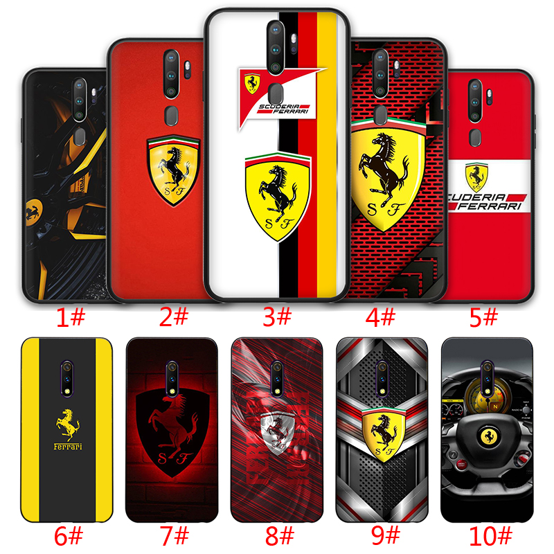 Ốp Điện Thoại Tpu Silicon Mềm Hình Logo Xe Hơi Ferrari Cho Oppo Reno 5f 5 Lite F19 Pro Plus 5g Find X3 Pro Sxe27