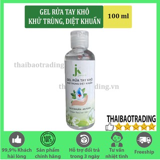 GEL RỬA TAY KHÔ DIỆT SẠCH VI KHUẨN 100ML JAKOCO DIỆT SẠCH VI KHUẨN , AN TOÀN CHO DA
