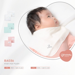 Set 05 khăn sữa bu muslin cho trẻ sơ sinh