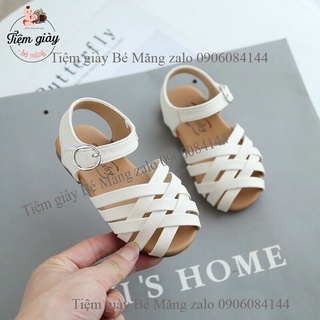Sandal bé gái rọ đan chéo mã mới