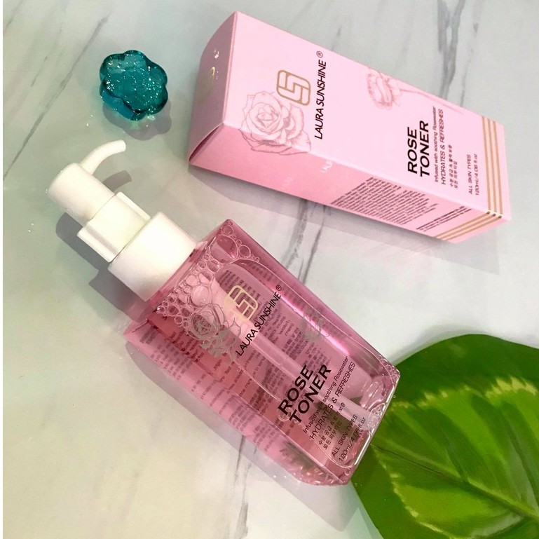 Nước hoa hông cân bằng da Nhật Kim Anh - Laura Sunshine Rose Toner