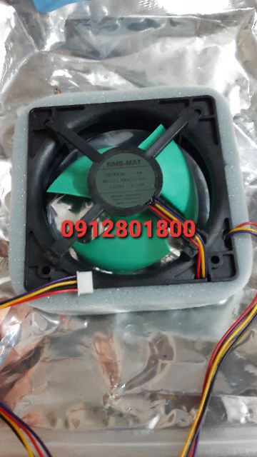 Quạt tủ lạnh DC14V 4 dây KT 12,5x12,5