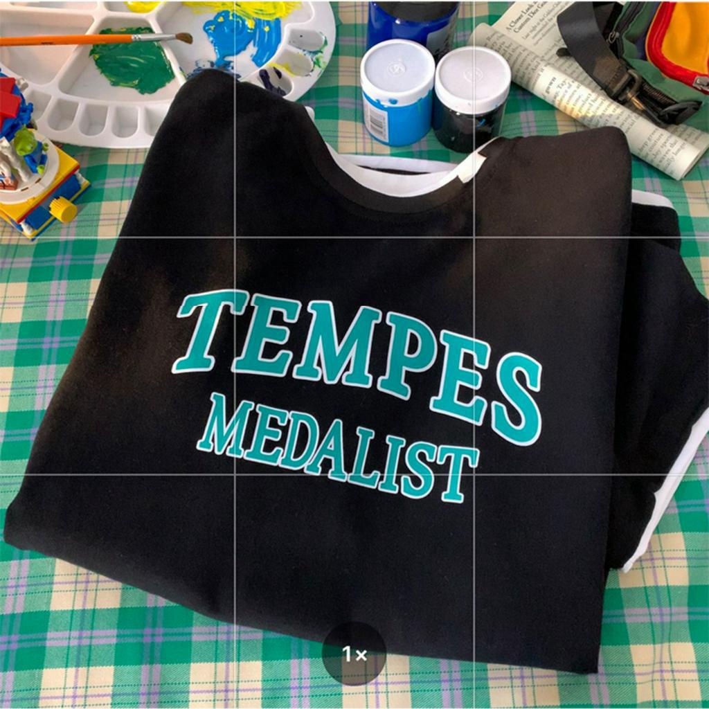 Áo phông Form rộng TEMPES phối layer - MayLinh Shop - Áo thun tay lỡ chất vải cotton