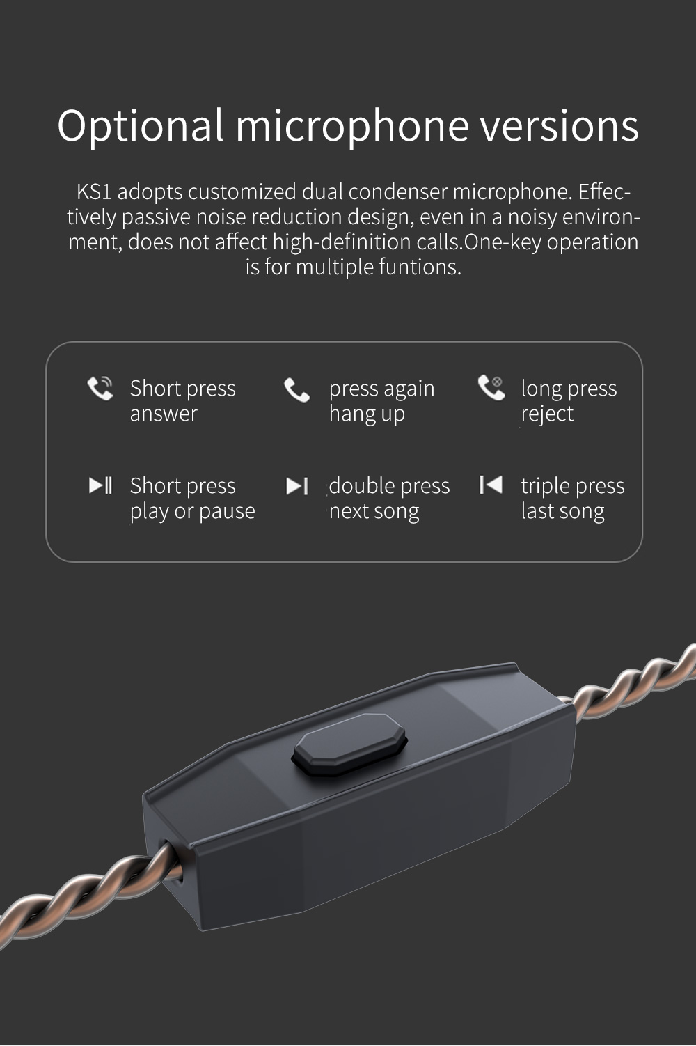 Tai Nghe Kear Ks1 Nhét Tai Có Micro Kb06 Chất Lượng Cao