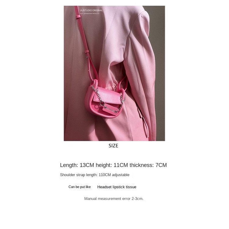Uustudio Túi Đeo Chéo Vai Hình Vuông mini Thiết Kế Ngọt Ngào Cao Cấp Cho Nữ