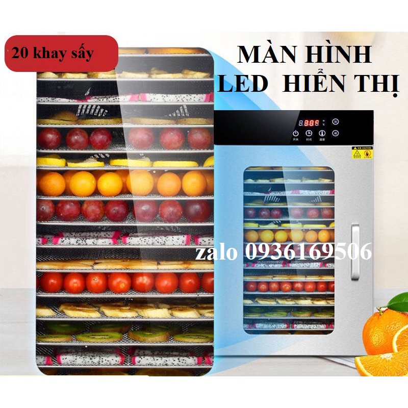 Máy sấy thực phẩm công nghiệp TaKai Pro 20 khay sấy - công nghệ Nhật Bản - BH 1 năm - cam kết chính hãng