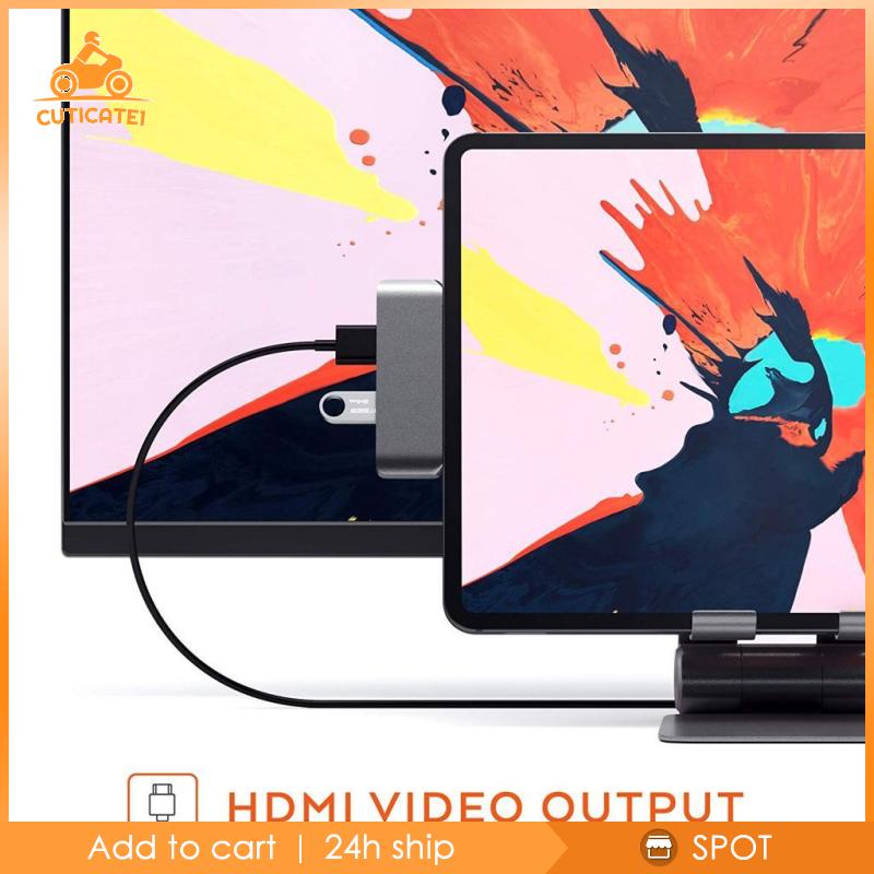 Đế sạc đa năng chuyển đổi từ USB-C sang HDMI cho iPad Pro