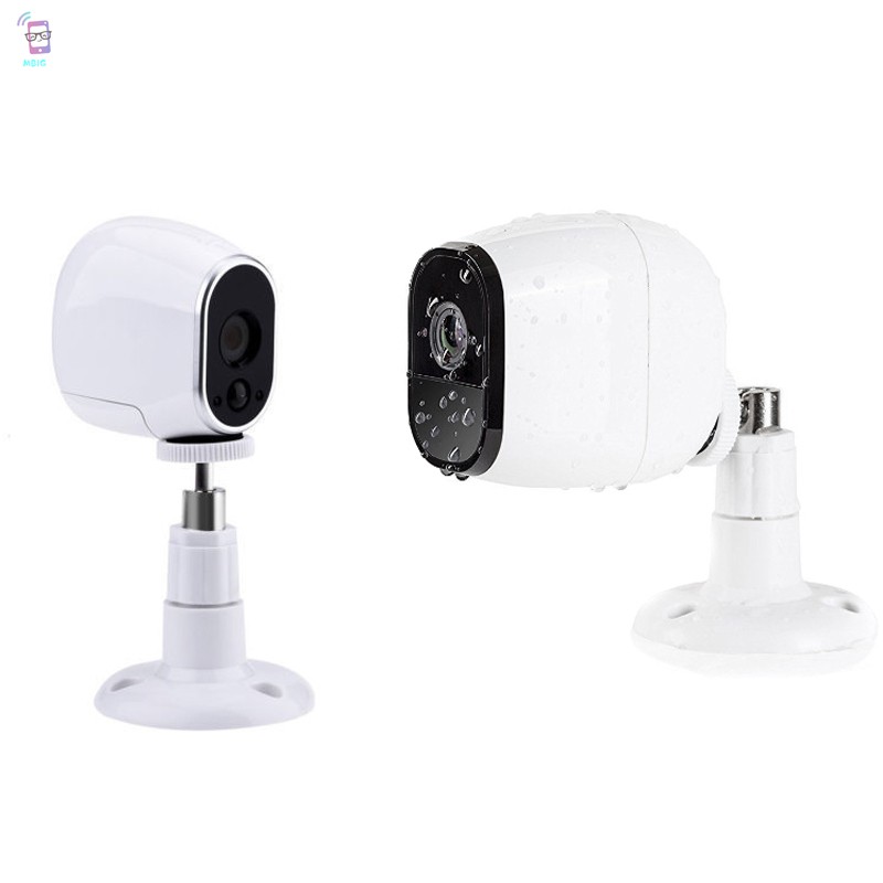 Giá Đỡ Camera Gắn Tường Xoay 360 Độ Bằng Nhựa Ổn Định Cho Trong Nhà / Ngoài Trời