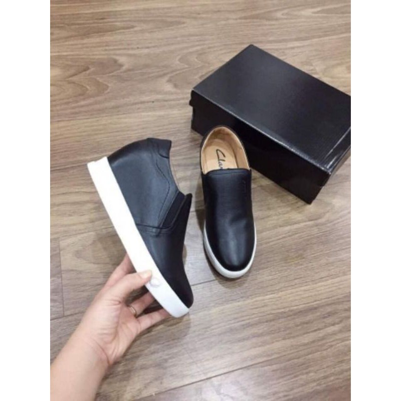 GIÀY SLIP ON  DA BÒ SIÊU MỀM