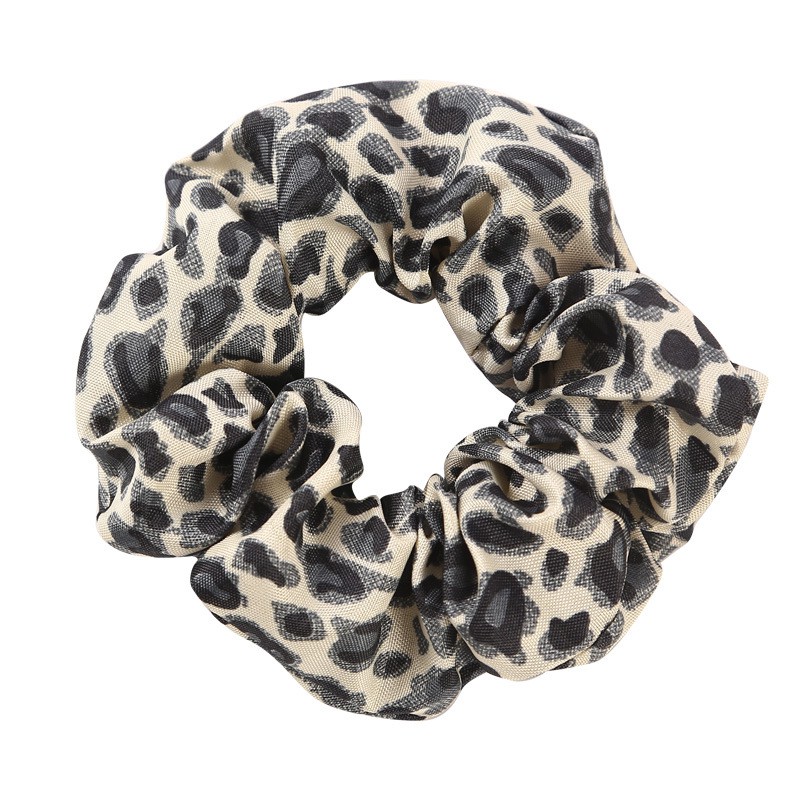 Cột Tóc Scrunchies Tròn Vải Da Beo Leopard cực Cá Tính - Phụ kiện Halu
