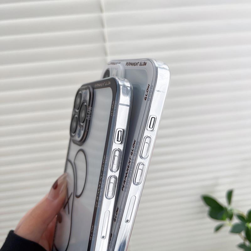 Ốp Điện Thoại TPU Silicon Mềm Chống Bụi Chống Sốc In Hình Gấu XX Cho IPhone 13 11 12 Pro Max 7 8 Plus X XR XSMAX