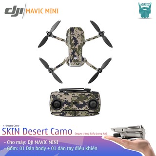 Bộ dán Body + Điều khiển họa tiết Desert Camo (Mavic Mini)