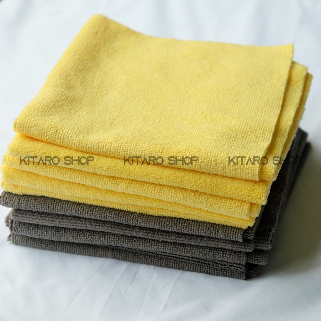 Khăn Lau Xe ✌ MICROFIBER ✌ Khăn Lau Xe Cao Cấp Kích Thước 40 x 40cm